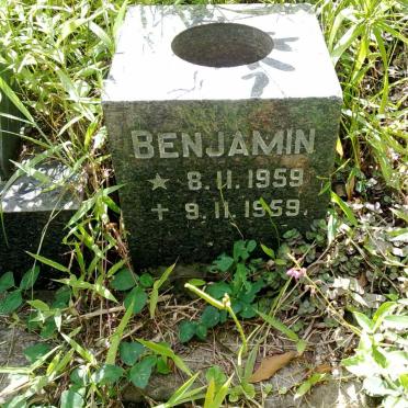 KLERK Ben, de 1922-1971 &amp; Maria Magdalena 1929-1999 :: de KLERK Benjamin 1956-1956