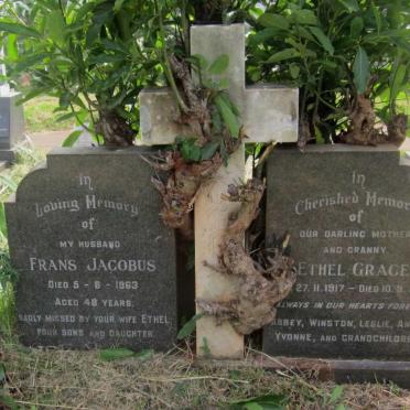 KOCK Frans Jacobus, de -1963 &amp; Ethel Grace 1917-1974