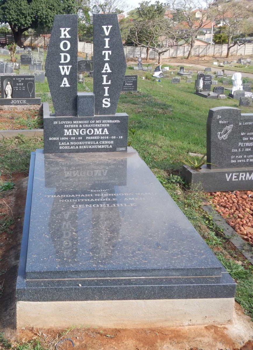 KODWA Mngoma Vitalis 1934-2016