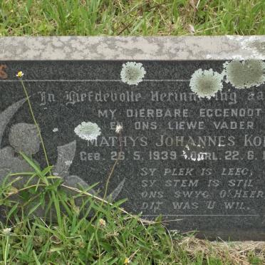 KOEN Mathys Johannes 1939-1967