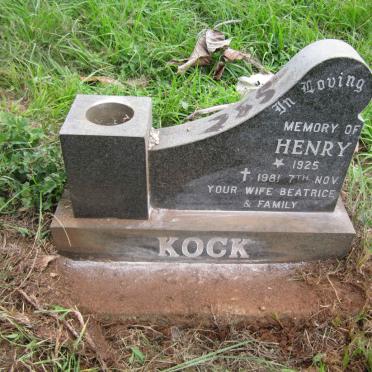 KOCK Henry 1925-1981