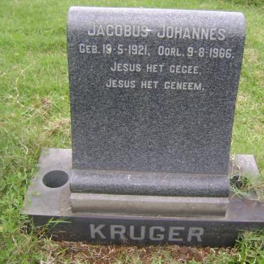 KRUGER Jacobus Johannes 1921-1966