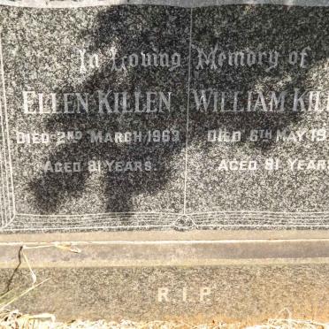 KILLEN William -1973 &amp; Ellen -1963