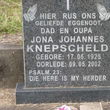 KNEPSCHELD Jona Johannes 1925-2002 :: KNEPSCHELD Jona Johannes 1959-2001