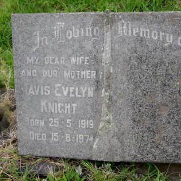KNIGHT Mavis Evelyn 1919-1974