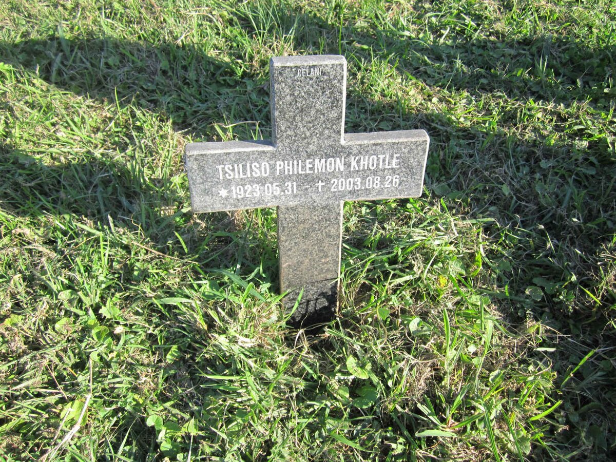 KHOTLE Tsiliso Philemon 1923-2003