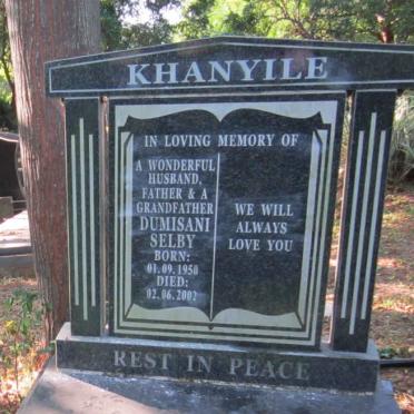 KHANYILE Dumisani Selby 1950-2002
