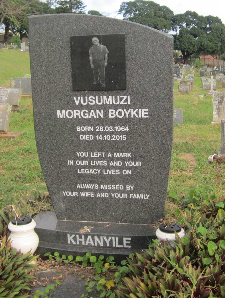 KHANYILE Vusumuzi Morgan Boykie 1964-2015