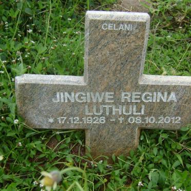 LUTHULI Jingiwe Regina 1926-2012