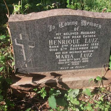 LUIZ Henrique 1895-1956 &amp; Maria 1900-1983