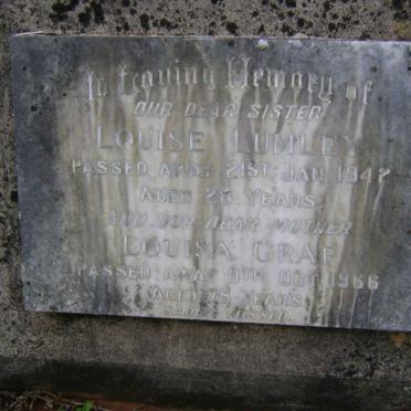 LUMLEY Louise -1942 :: GRAP Louisa -1966