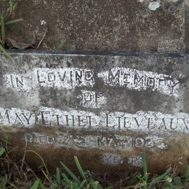 LIEVEAUX  May Ethel -1938