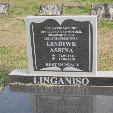 LINGANISO Lindiwe Assina 1941-2018
