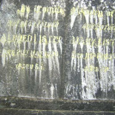 LISTER Alfred -1938 &amp; Mary -1955