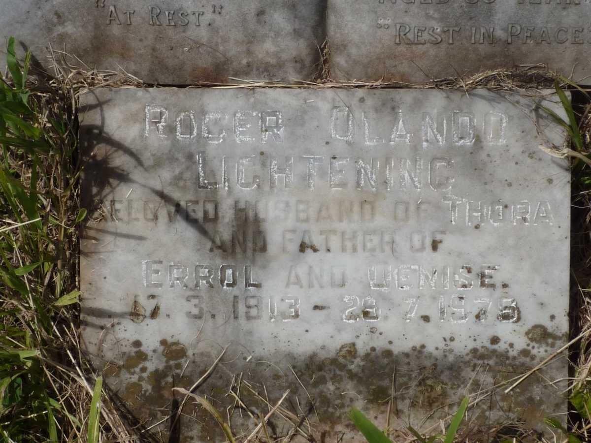 LIGHTENING Ernest Dalton -1939 &amp; Ellen Eliza -1963 :: LIGHTENING Roger Olando 1913-1975