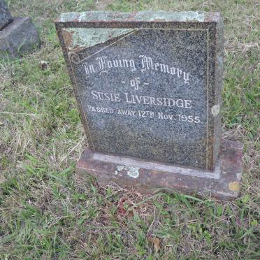 LIVERSIDGE Susie -1955