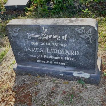 LIDDIARD James -1972