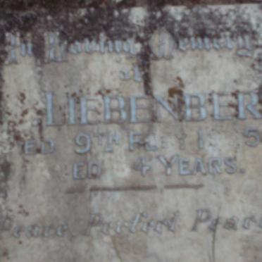 LIEBENBERG Barend Jacobus -1925