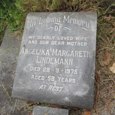 LINDEMANN Angelika Margaretha -1975
