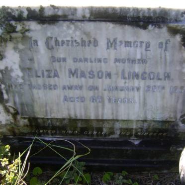 LINCOLN Eliza, MASON -1950