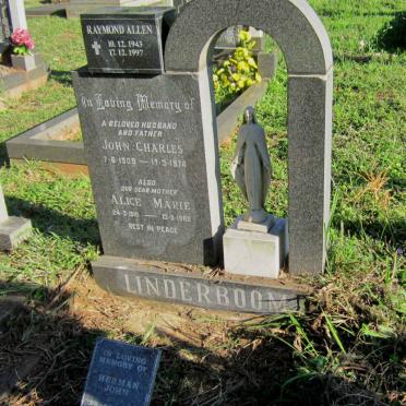 LINDERBOOM John Charles 1909-1974 &amp; Alice Marie 1910-1982 :: LINDERBOOM Herman John 1938-2001