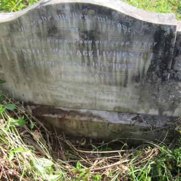 LIVINGSTON Russell Wallace -1938 &amp; Alice Maud -1955 