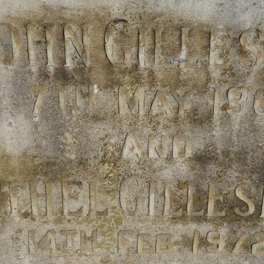 GILLESPIE John -1968 &amp; Ethel -1972