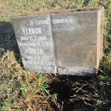 LAMALATTIE Julia 1909-1991 :: LAMALATTIE Vernon 1946-1971