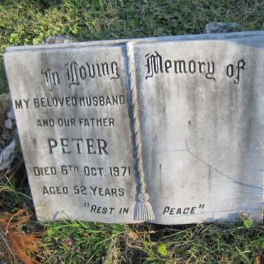 LANGE Peter Petros, de -1971