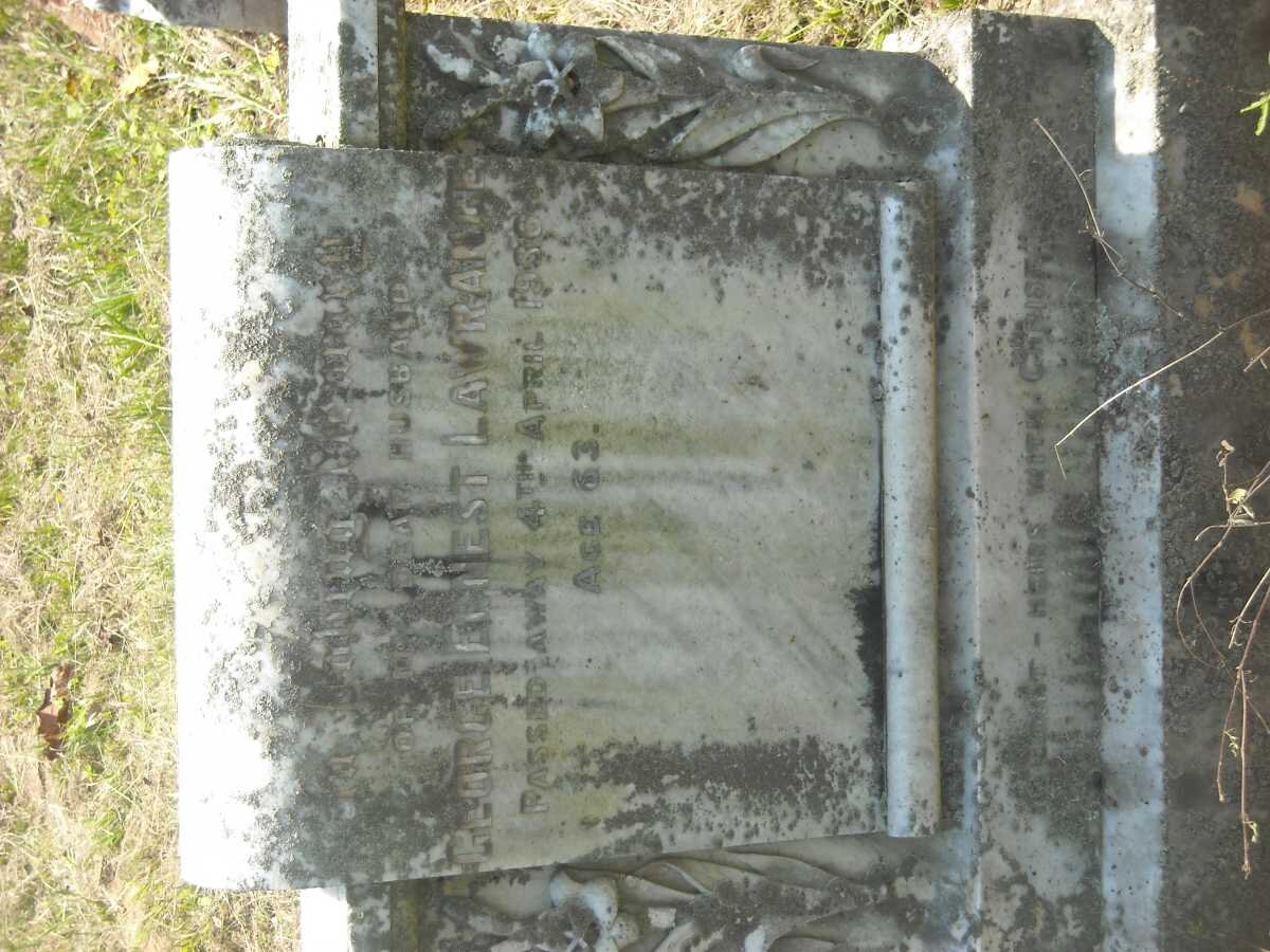 LAWRANCE George Ernest -1936