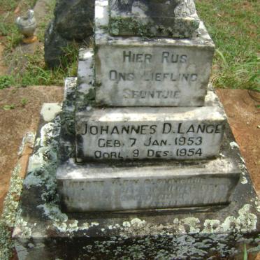 LANGE Johannes D. 1953-1954