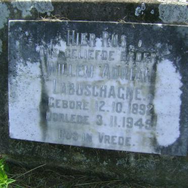 LABUSCHAGNE Willem Adrian 1892-1945