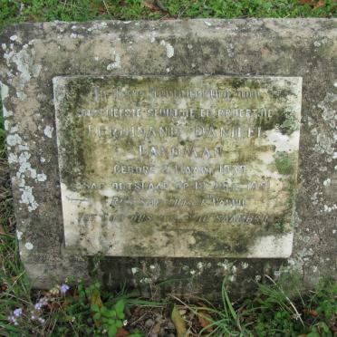 LANDMAN Ferdinand Daniel 1939-1951