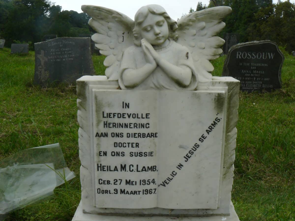 LAMB Heila Magdalena Cornelia 1954-1967