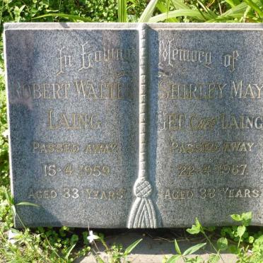 LAING Robert Walter -1959 :: GEE Shirley May nee LAING -1967