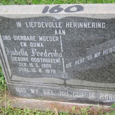 LABUSCHAGNE Isabella Frederika nee OOSTHUIZEN 1905-1979