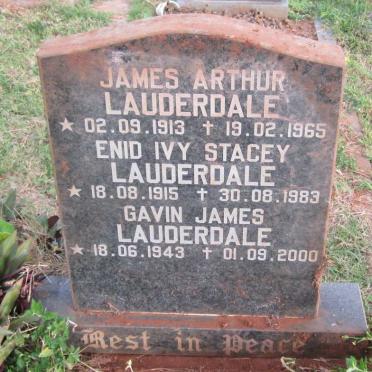 LAUDERDALE James Arthur 1913-1965 &amp; Enid Ivy Stacey 1915-1983 :: LAUDERDALE Gavin James 1943-2000
