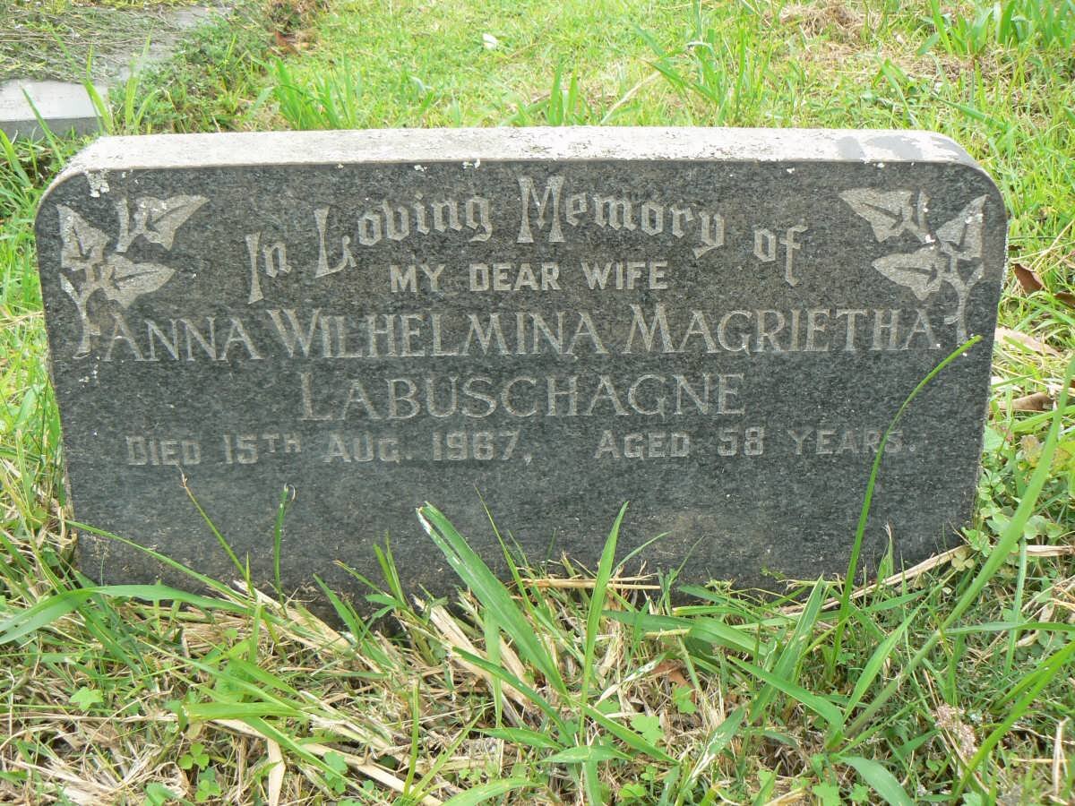 LABUSCHAGNE Anna Wilhelmina Magrietha -1967