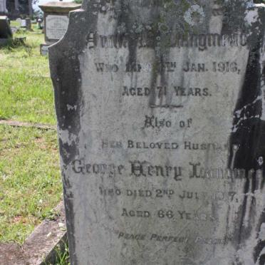 LANGMEAD George Henry -1917 &amp; Annie Martha -1916