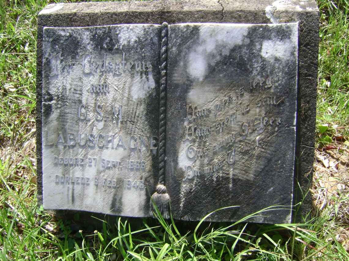 LABUSCHAGNE Getruida Sophia M. 1866-1946