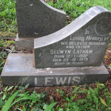 LEWIS Selwyn Latham 1932-1979