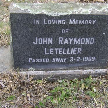 LETELLIER John Raymond -1969