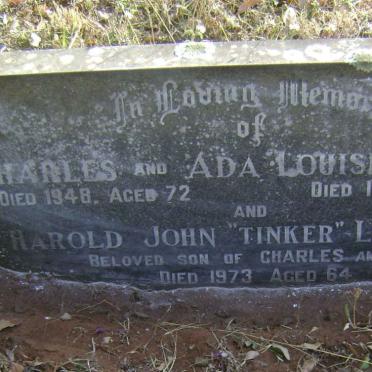 LEGWARD Charles -1948 &amp; Ada Louise -1951 :: LEGWARD Harold John -1973