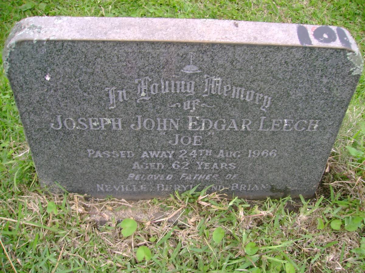 LEECH Joseph John Edgar -1966