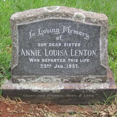 LENTON Annie Louisa -1957
