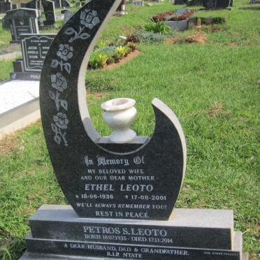 LEOTO Petros S. 1935-2014 &amp; Ethel 1936-2001