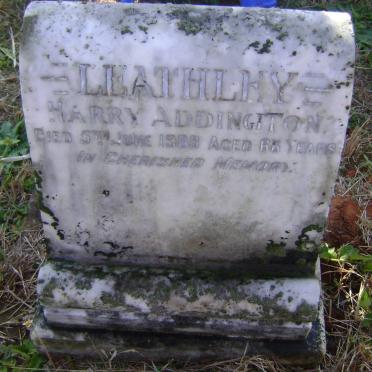 LEATHLEY Harry Addington -1968