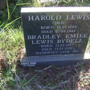 LEWIS Harold 1885-1948 :: BYDELL Bradley Emile Lewis 1957-1959