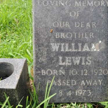 LEWIS William 1920-1973