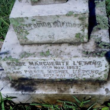 L'ETANG Pierre Michel -1949 :: L'ETANG Marie Marguerite -1953